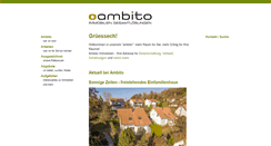 Desktop Screenshot of ambito.ch